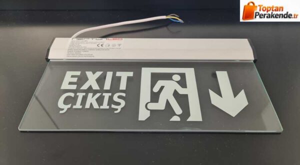 Neptün Camlı Exit Armatür Aşağı